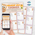 Personalize these adorable friendship grams for your school&